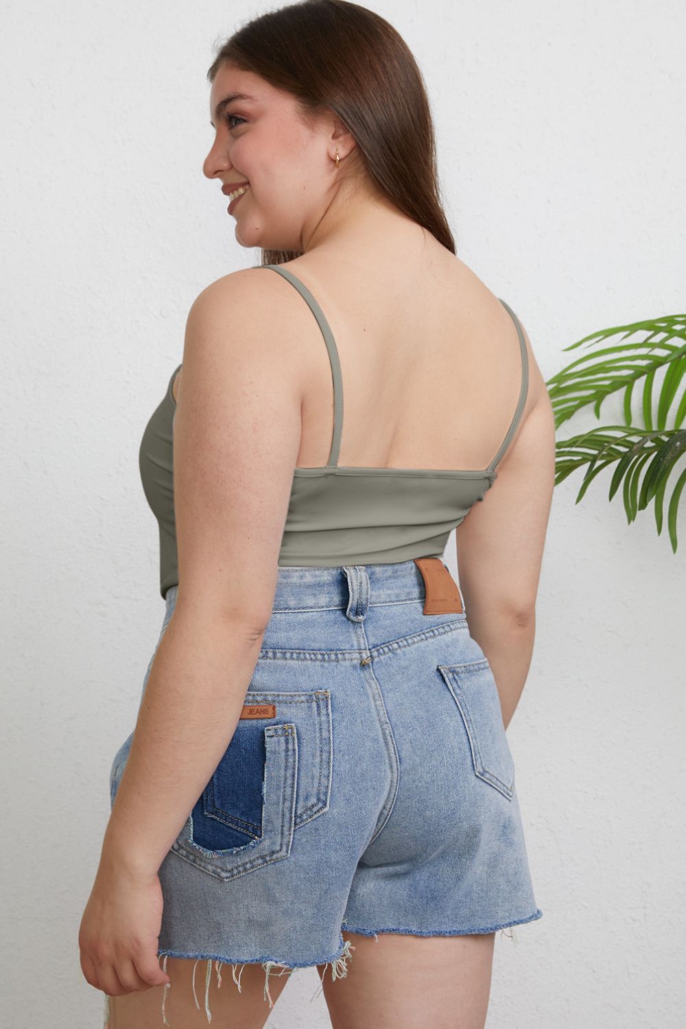 Basic Bae Round Neck Slim Cami