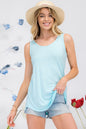 Celeste Back Contrast Bow Tie Tank